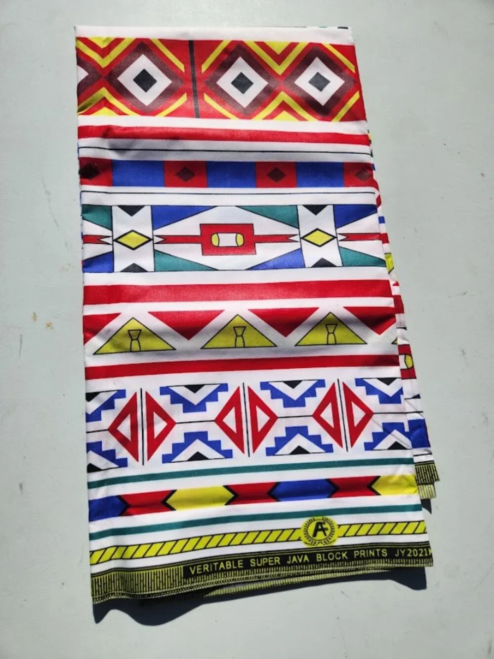 6 Yards Fabric Ankara Tribal African Sewing Supplies Crafts Arts Africa Nigeria